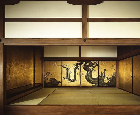 Kanō Sansetsu, Old Plum
