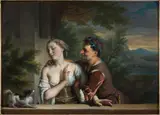 Carel de Moor, A Man Trying to embrace a Woman