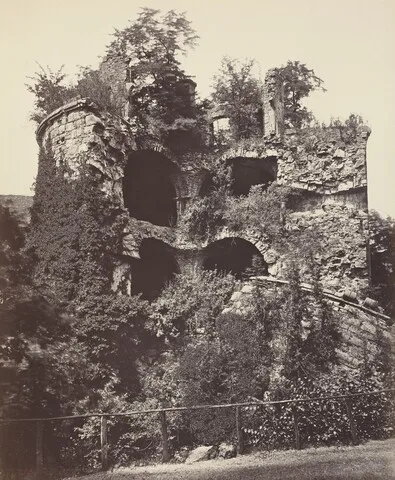 Adolphe Braun, The Exploded Tower, Heidelberg Castle