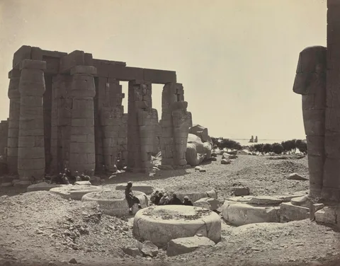 Adolphe Braun, The Ramesseum, Thebes