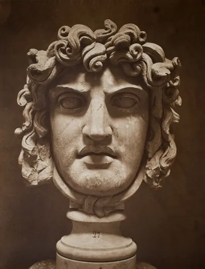 Adolphe Braun, Mask of Medusa (Masque de Méduse)