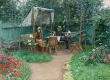 Johan Krouthén, View of a Garden, Linköping