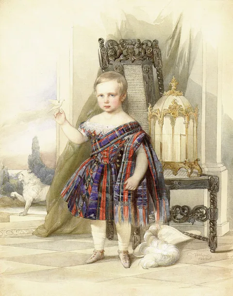 Woldemar Hau, Portrait of Nicholas Maximilianovich, Duke of Leuchtenberg, as a Child