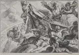 Johann Georg Bergmüller, Allegory of Winter with Diana the Huntress