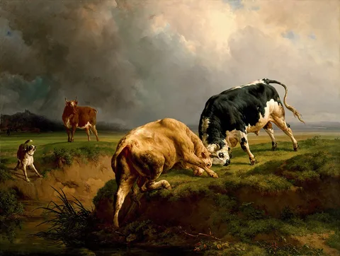 Jacques Raymond Brascassat, A Bull Fight