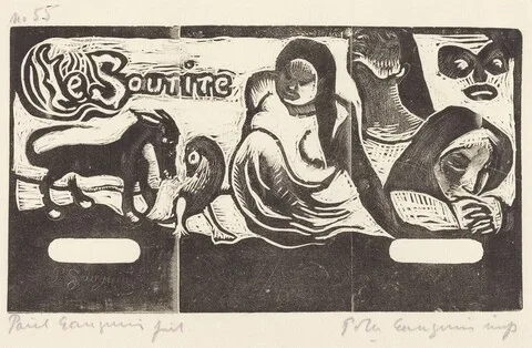 Pola Gauguin, Title Page for "Le Sourire" (Titre du Sourire)