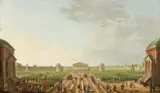 Alessandro Sanquirico, View of the Projected Foro Bonaparte, Milan 1800