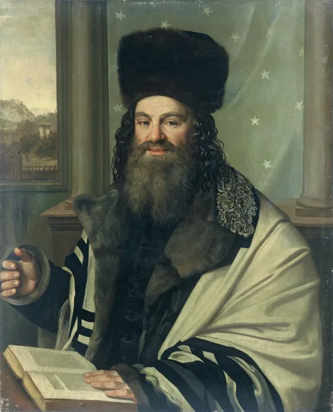Antonín Machek, Portrait of Solomon Judah Loeb Rapoport (1790-1867)