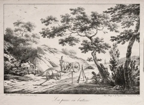 Hippolyte Lecomte, The Canon Ready to Fire