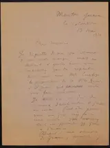 Ferdinand Bac, Brief aan Philip Zilcken