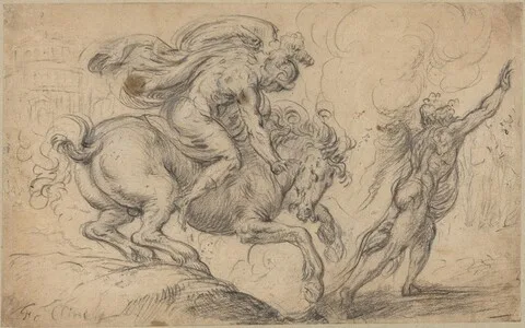 Francis Cleyn, The Sacrifice of Marcus Curtius