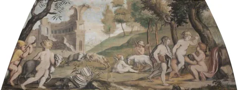 Francis Cleyn, Putti and Cupids playing with Goats (after Polidoro da Caravaggio)