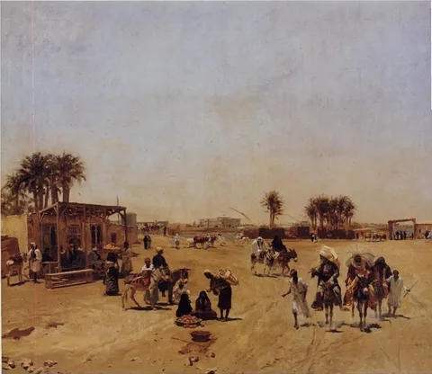 Emile Wauters, Panorama du Caire