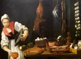 Andrea Commodi, Young Woman in the Kitchen