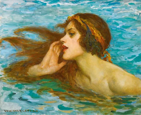 William Henry Margetson, A Little Sea Maiden