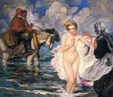 Fernand Allard l'Olivier, Bather in the North Sea