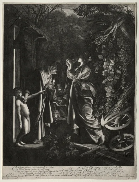 Hendrick Goudt, The Mocking of Ceres