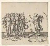 Pieter van der Borcht, Dodenprocessie