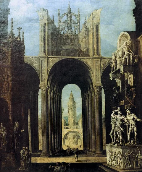François de Nomé, The Tomb of Solomon