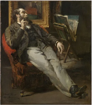 Édouard Brandon, Portrait of Nathaniel Hone (1831-1917), Artist