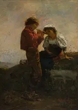 Édouard Brandon, A couple