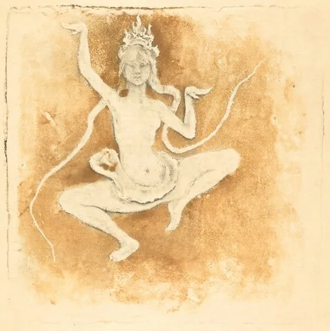 Pierre Roche, Danseuse Cobodgienne (Cambodian Dancer)