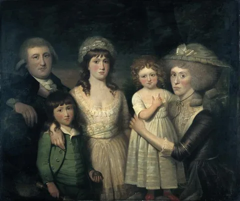 Henry Singleton, James Boswell and his family