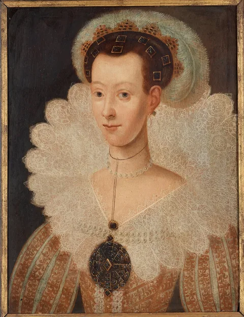 Jacob Hoefnagel, Portrait of queen consort Maria Eleonora of Sweden