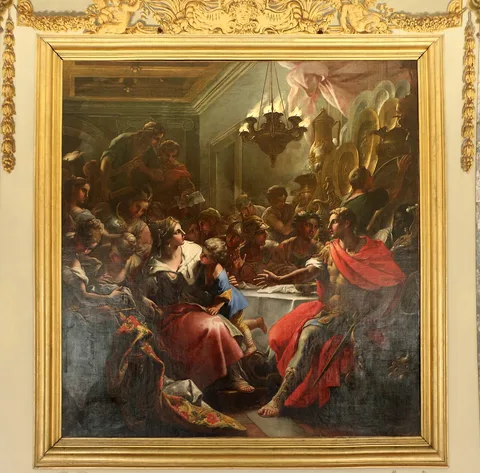 Niccolò Bambini, Aeneas tells Dido about the fall of Troy