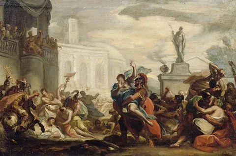 Niccolò Bambini, Rape of the Sabine Women