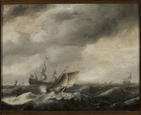 Hendrick van Anthonissen, Ships on the sea