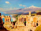William Logsdail, The Greek Theatre, Taormina, Sicily
