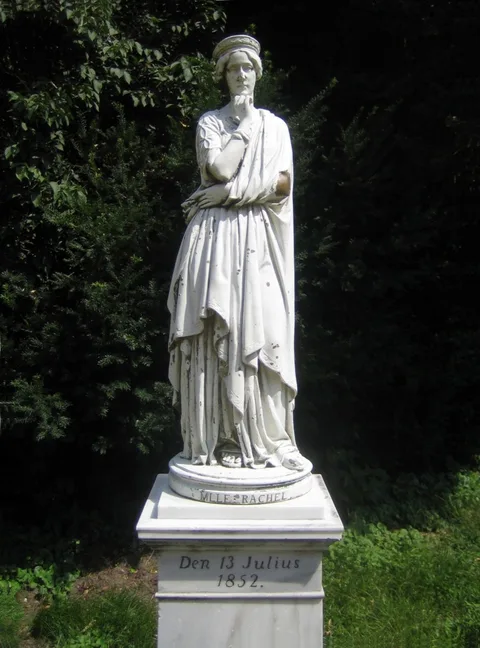 Bernhard Afinger, statuette of the actress Mademoiselle Elisa Rachel (replica)