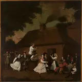 Michał Stachowicz, Dancing in front of the village inn