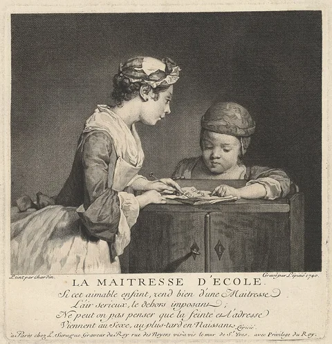 François-Bernard Lépicié, La Maitresse d'ecole