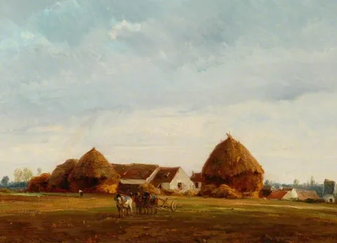 Camille Flers, Landscape near Annet-sur-Marne, France