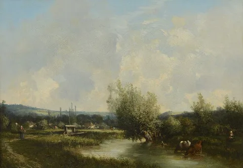 Camille Flers, Willows near the sluice