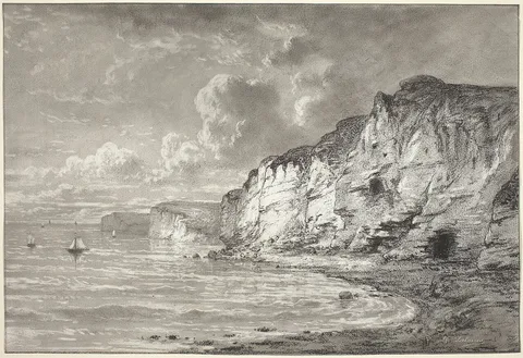 Maxime Lalanne, Cliffs along the Normandy Coast