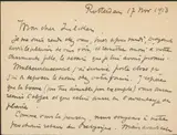 Rodolphe Wytsman, Brief aan Philip Zilcken
