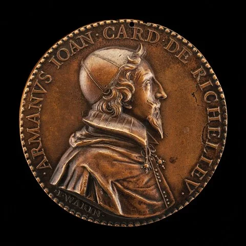 Jean Varin, Armand-Jean du Plessis, 1585-1642, Cardinal de Richelieu 1622 [obverse]