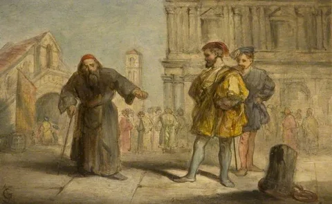 John Gilbert, Scene From Shakespeare's The Merchant Of Venice