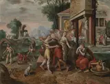 Master of the Prodigal Son, The Return of Tobias