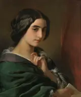 Hermann Winterhalter, Head of a Young Woman