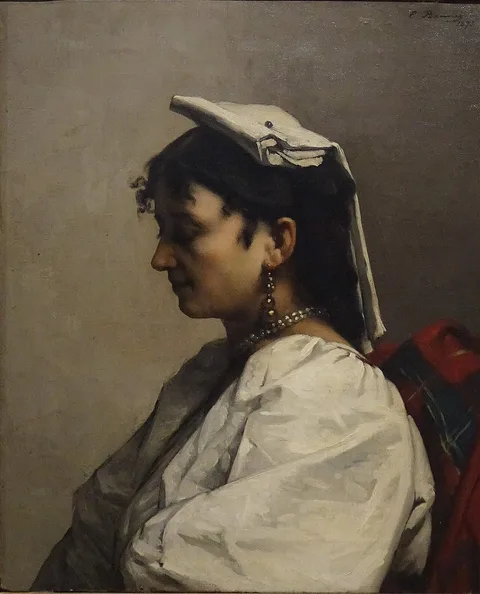 Emmanuel Benner, Young Woman in a Costume from Capri