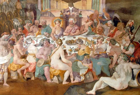 Andrea Boscoli, The Convivio of the Gods by Andrea Boscoli