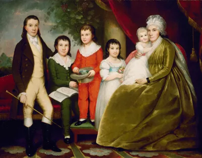 Ezra Ames, Mrs. Noah Smith and Family