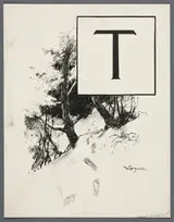 William Henry Drake, Inital T for Chapter XLIV from "Lorna Doone"