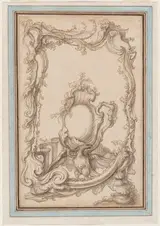 Pierre-Edmé Babel, Rocaille Cartouche with an Eagle