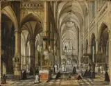Paul Vredeman de Vries, Interior of a Gothic Cathedral