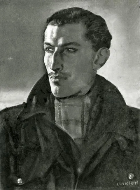 Eric Kennington, Flying Officer R.C. Dafforn, DFC - Eric Kennington